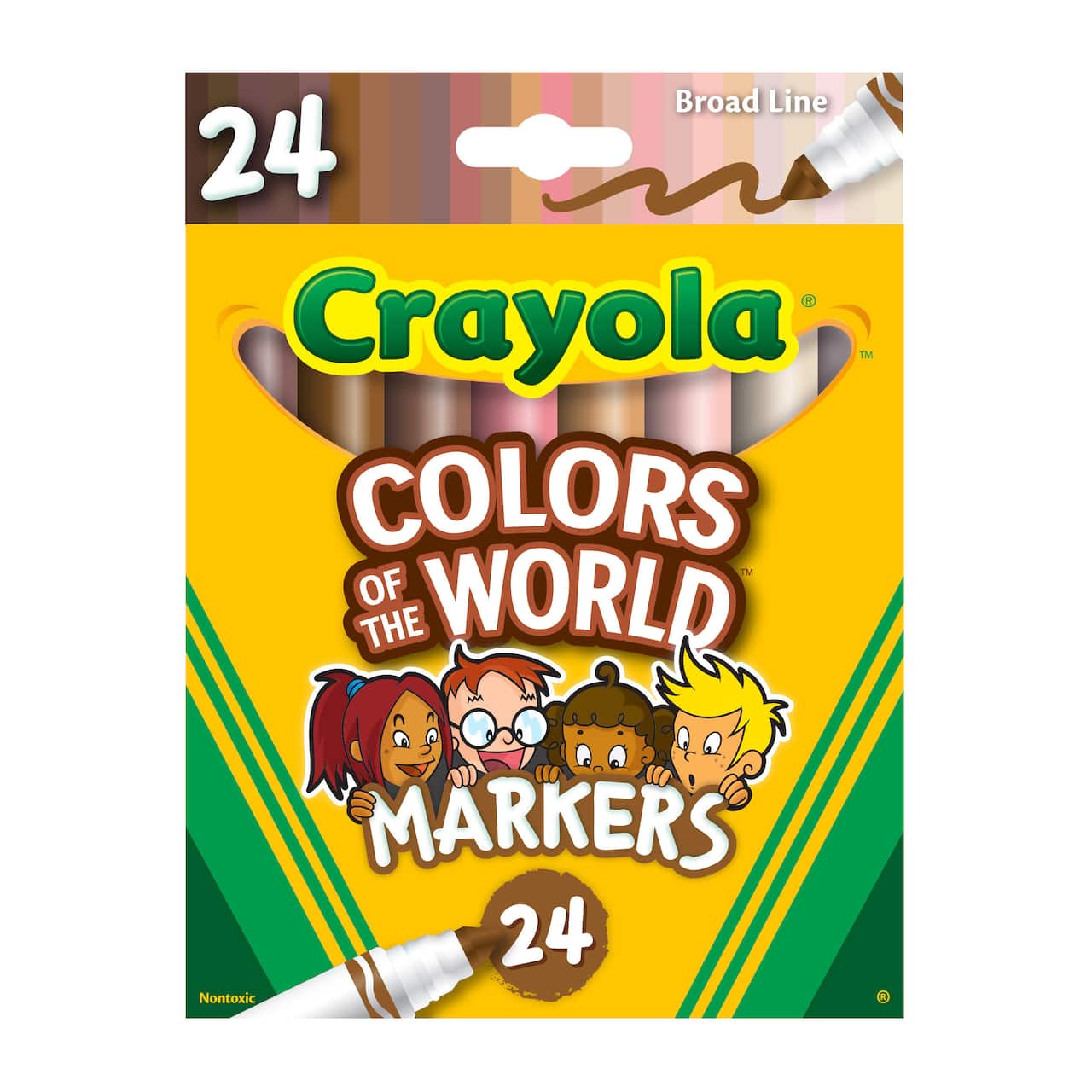 Crayola® Colors of The World™ Marker Set, 24ct.